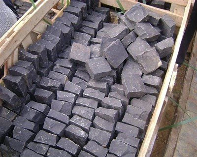 Chinese natuurlijke zwarte basalt Cubestone/geplaveide/bestratingsafwerkmachines steen