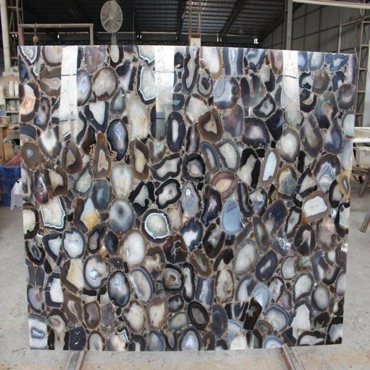 Grey Color Semi Precious Stone