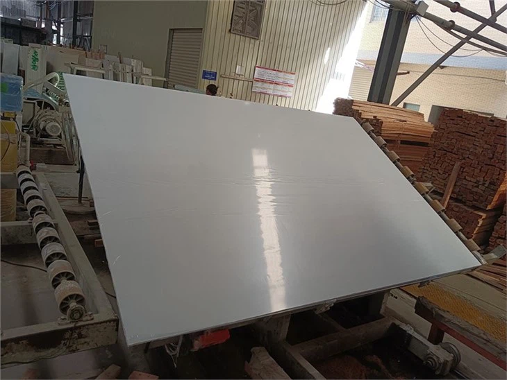 Pure White Artificial Marble Slabs