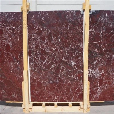Rosso Levanto marmeren tafelblad